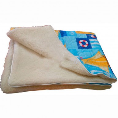 Одеяло стеганное с шерстью Мериноса (110х140)