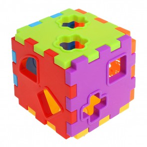Логическая игрушка-сортер "Куб"